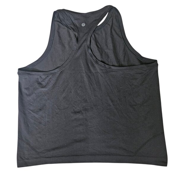 Lululemon Swiftly Tech Racerback Tank Black Women's SZ 16 Performance Gym Run - Picture 4 of 11